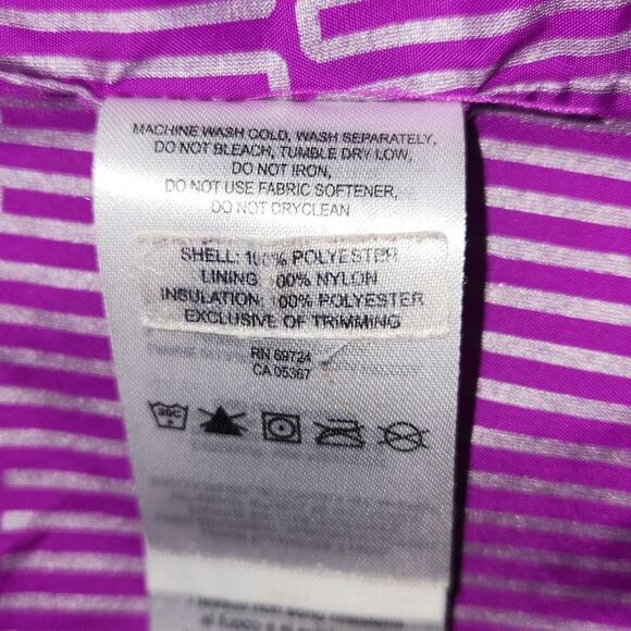 Columbia Interchange Dark Pink Insulated Jacket Women M Coat Polyester Nylon - Picture 7 of 10